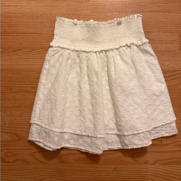 Rails Addison Skirt White Embroidered Daisies Size Small - Picture 3 of 6